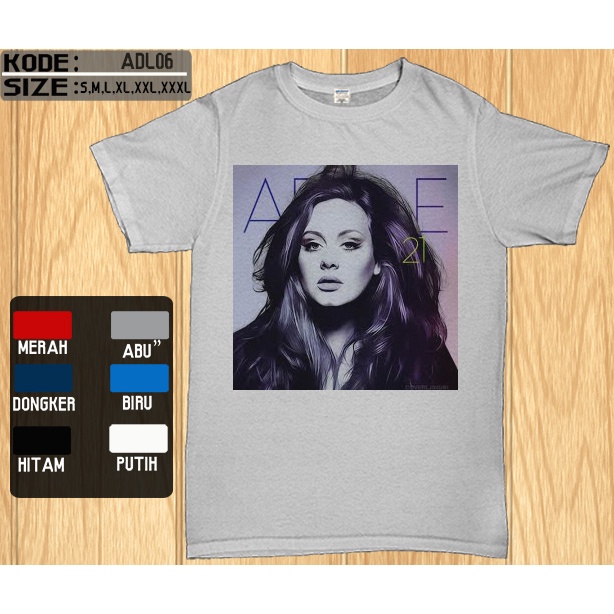 เสื้อยืดผู้ใหญ่ Adele Music 06