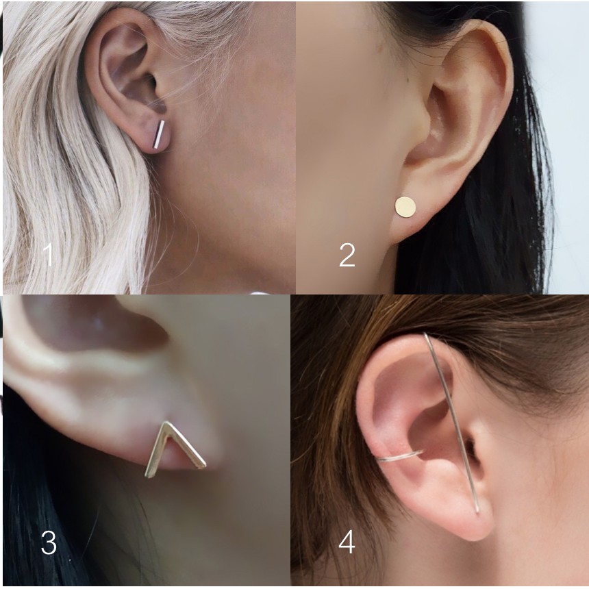 (5 แถม 1) De.tails Basic Earrings I ต่างหู De.tails รุ่น Basic