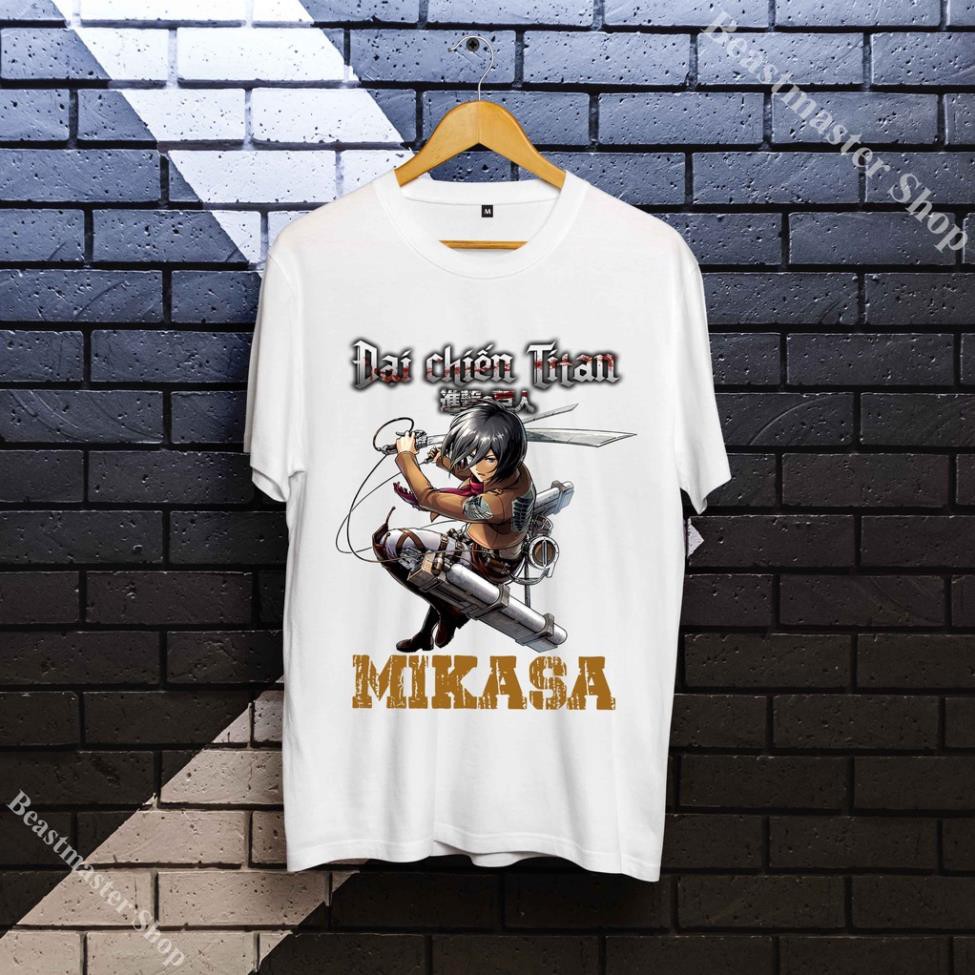 Mikasa Ackerman เสื้อ unisex - เสื้อ Attack on Titan Unisex - เสื้อยืด Mikasa Ackerman สุดเท่ - MA-0