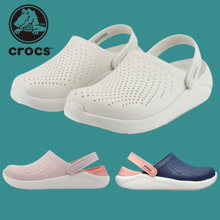 แท้ Crocsรองเท้าแตะสไตล์ใหม่ LiteRide Clog หิ้วนอก ถูกกว่าshop รองเท้าชายหาดรองเท้าแตะเย็น