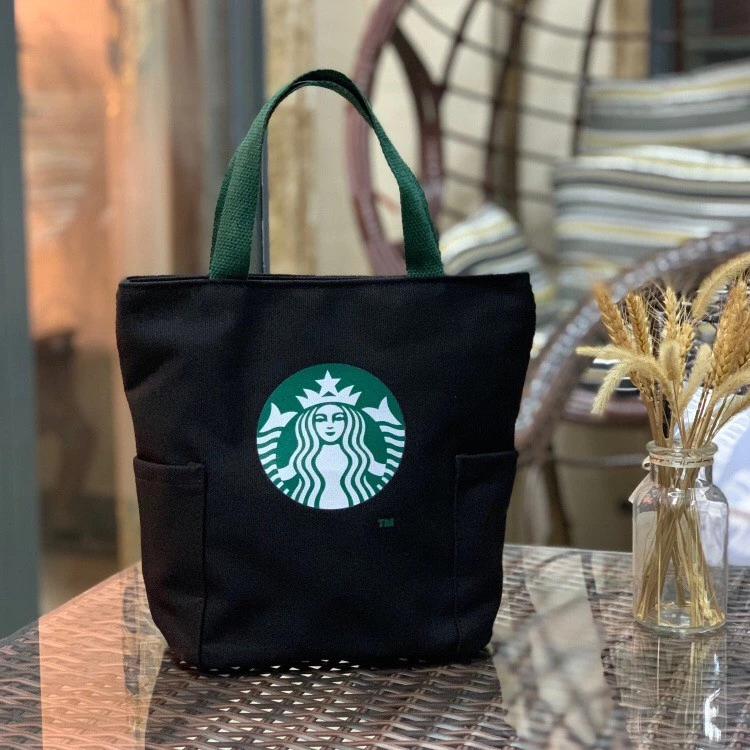 กระเป๋าสตาร์บัค มี7สี มีซิปถุงผ้า กระเป๋าStarbuck พร้อมส่ง -xbk7 thumbnail 9