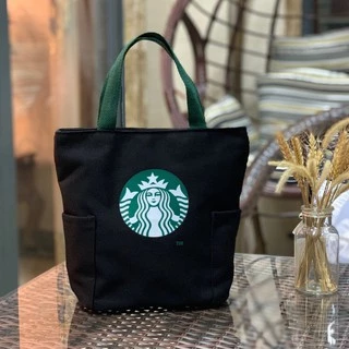 กระเป๋าสตาร์บัค มี7สี มีซิปถุงผ้า กระเป๋า🔥🔥Starbuck พร้อมส่ง -xbk7
