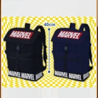 (งานแท้) MARVEL - Premium Logo Rucksack ~Black &amp; Gray~ A