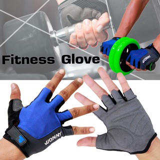 พร้อมส่ง (New) ถุงมือฟิตเนส ถุงมือออกกำลังกาย Fitness Glove รุ่น 090