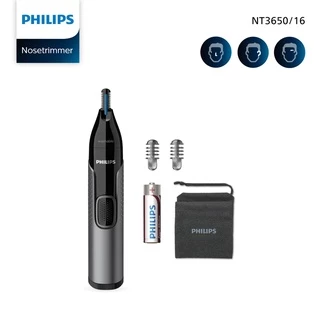 ฟิลิปส์ เครื่องตกแต่งขนจมูก หู และคิ้ว สีดำ รุ่น NT3650/16 PHILIPS TRIMMER NT3650/16(ฺBLACK)