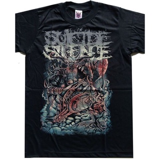 เสื้อยืดผ้าฝ้ายเสื้อยืด พิมพ์ลายวง BAND BAND SUICIDE SILENCE 5 BAND BAND metal deathcore distro สําหรับผู้ชาย และผู้หญิง