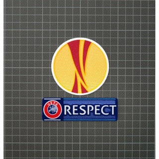 อาร์ม กำมะหยี่ Patch UEFA Europa League &amp; RESPECT Football Sleeve Patches/Badges 2012-2015