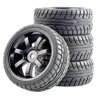 ▼✸☊RC 9005-8003 Speed Tires insert sponge &amp; Wheel 4PCS For HSP HPI 1:10 Touring Car