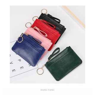 👝กระเป๋าสตางค์ใส่เหรียญหนังแท้ งานปราณีต ขนาดกะทัดรัดทรงสวยบางเหมาะพกพาไปทุกที่😊