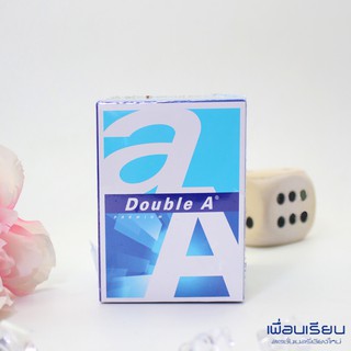 กระดาษโน้ต AA 80 แกรม สีขาว (กล่อง600แผ่น) Double A