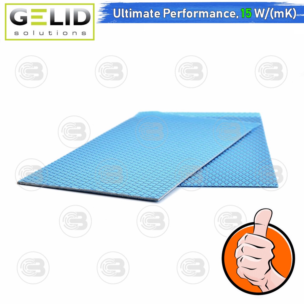 [CoolBlasterThai] GELID GP-ULTIMATE Thermal Pad 90x50x0.5 mm./15.0 W/mK (TP-GP04-A)