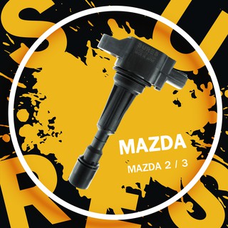 คอยล์ MAZDA 2 / MAZDA 3 รุ่นแรก - SCMZ-504 - SURES MADE IN JAPAN - จุดระเบิด หัวเทียน จานจ่าย ไฟ มาสด้า สอง สาม