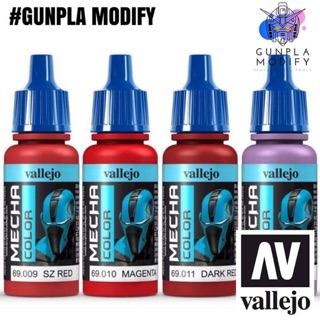 Vallejo Mecha Color สีอะคริลิคสูตรน้ำ 9-12