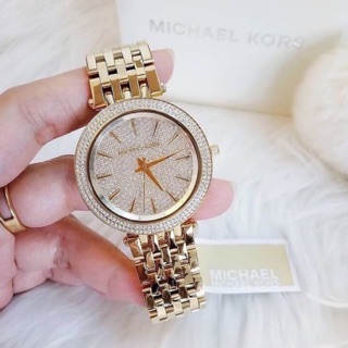 นาฬิกา สีทอง Michael Kors mk3438 watch หน้าปัด 33 มม.