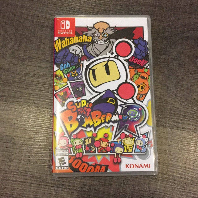 (ขายแล้ว) แผ่นเกม Nintendo switch เกม Super Bomberma มือสอง