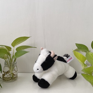 ตุ๊กตาวัว ตุ๊กตาน้องวัว Cow ตุ๊กตาวัวท่านั่ง Cow Plush Toys Brown cow plush  ตุ๊กตาวัวนุ่ม  Cow วัวนม