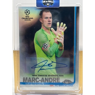 Marc-Andre Ter Stegen AUTOGRAPH ลายเซ็นต์ top chrome