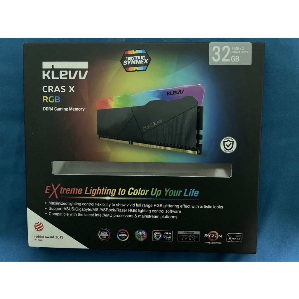 [มือสอง] Klevv CRAS X RGB DDR4 32GB (16GBx2) 3200 MHz