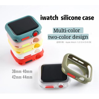 เคสซิลิโคนสําหรับ Apple Watch Iwatch 1 / 2 / 3 / 4 / 5 / 6 Se Tpu 38 มม . 42 มม . 44 มม .