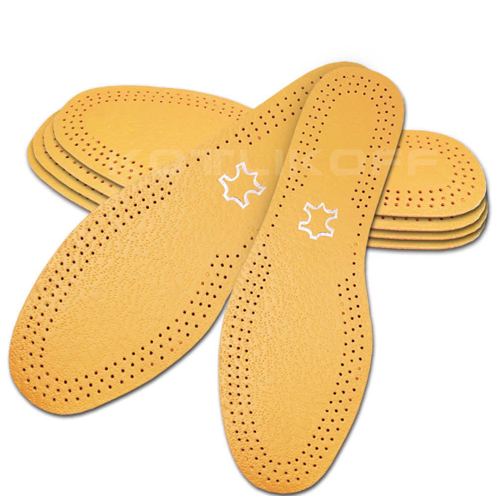 พื้นรองเท้าหนังระงับกลิ่นกายระบายอากาศบางเฉียบ