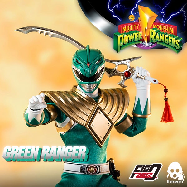 โมเดลดราก้อนเรนเจอร์ จากขบวนการจูเรนเจอร์ กรีนเรนเจอร์ Power Rangers 1/6 ThreeZero Green Ranger Dragon Ranger ของใหม่