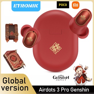 ETRONIK อย่างเป็นทางการ Genshin Impact Xiaomi Klee Original Redmi Airdots 3 Pro หูฟังบลูทูธ POCO Buds Pro หูฟังชุดหูฟังพร้อมไมโครโฟนความล่าช้าต่ำ