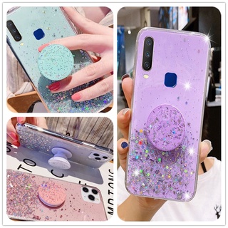 เคสโทรศัพท์แวววาวแบบป๊อปอัพ VIVO V2102 V2022 V2023 V2024 V2025 V2026 V2027 V2028 V2029 V2030 V2031 V2032 V2033 V2036 V2038 V2042 V2061 V2066 V2188 V2109 V2110 V2111 เคสป้องกันที่ทนต่อการแตกเป็นประกายของ TPU นุ่มทันสมัยer