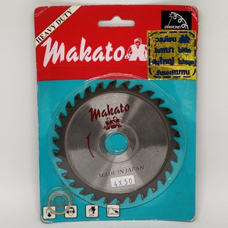 ใบเลื่อยวงเดือน ใบเลื่อยตัดไม้ 4" MAKATO