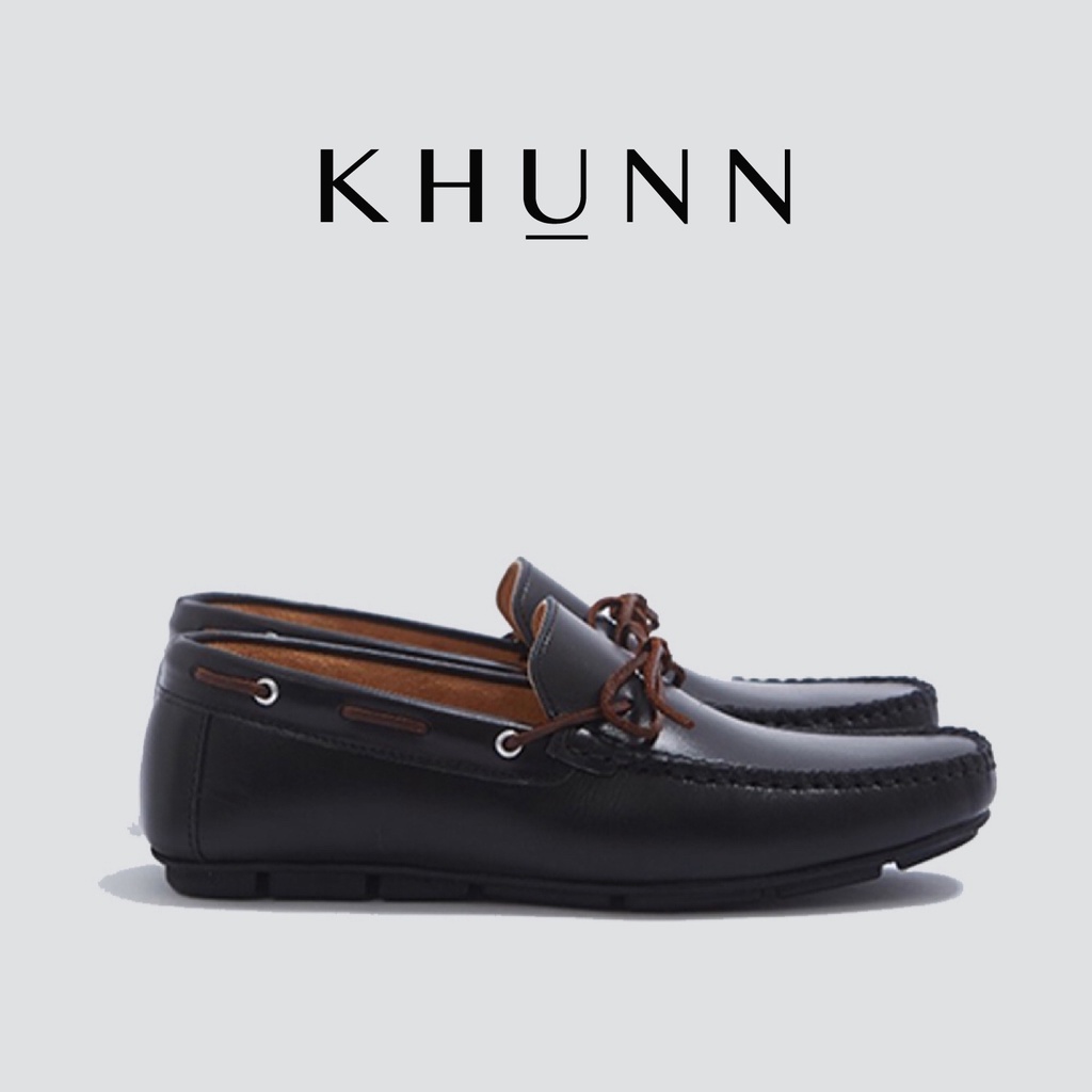 (Pre-Order) KHUNN รองเท้า รุ่น Wiseman สี Black