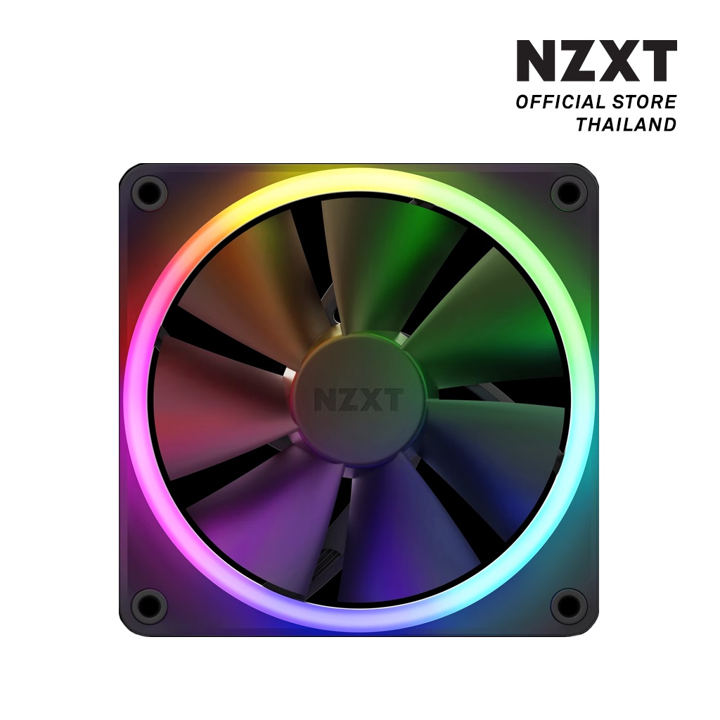 NZXT F120 RGB 120mm BLACK/WHITE -Single