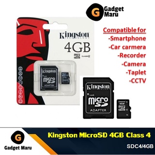 [clearance] Kingston MicroSDHC 4GB Class 4 (SDC4/4GB)