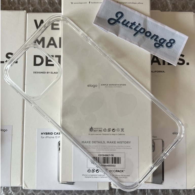 พร้อมส่ง เคสใส elago สำหรับ iphone12,13 Hybrid clear case 6.7นิ้ว