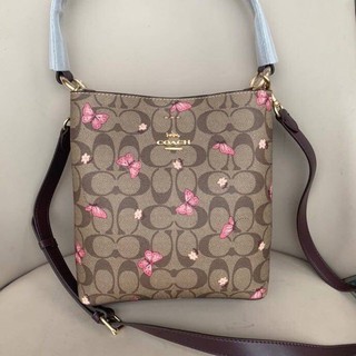 Coach  SMALL TOWN BUCKET BAG IN SIGNATURE CANVAS WITH BUTTERFLY PRINT (COACH 2311)