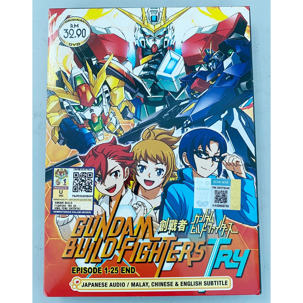 Anime DVD~GUNDAM BUILD FIGHTERS TRY VOL.1-25 END