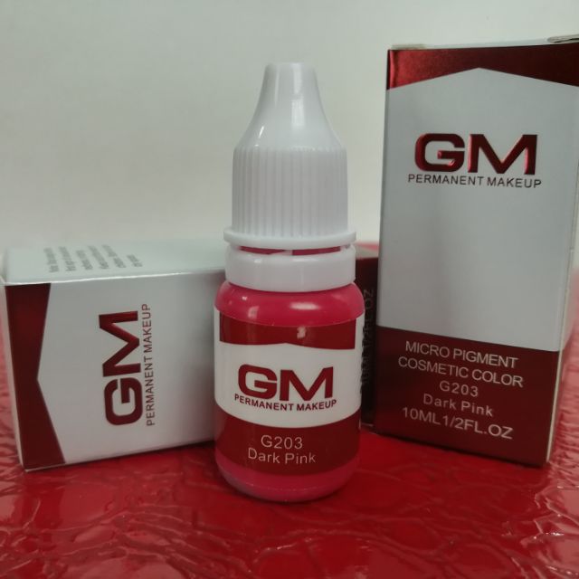 สีสักปากนาโน GM G203 Dark pink