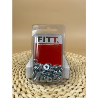 แหวนอีแปะอะลูมิเนียม FITT 10 MM 30 ตัว Aluminum Flat Washers FITT 10 MM 30 pieces