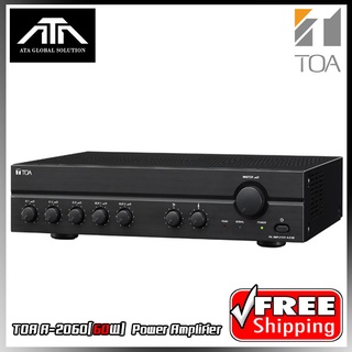 TOA A-2060(60W) Mixer Power Amplifier เครื่องขยายเสียง เครื่องเสียง จาก toa 30 วัตต์