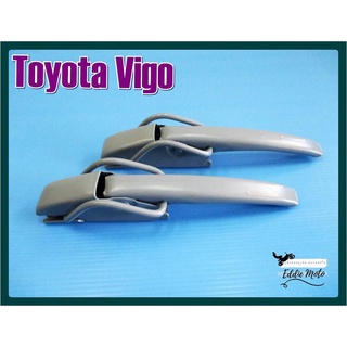 TOYOTA VIGO TAILGATE DOOR HANDLE "GREY" (LH&amp;RH) SET PAIR  // มือเปิดฝาท้ายกระบะด้านข้าง (ซ้าย/ขวา) งานสีพื้น