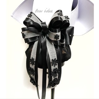 Hair bow โบว์ติดผม เน็ตติดผม กิ๊บติดผม ริบบิ้นโบว์ เครื่องประดับ แฟชั่น