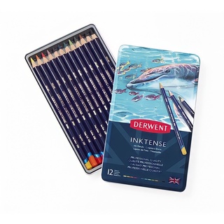 สีไม้ระบายน้ำ Derwent รุ่น Inktense ชุด 12 สี