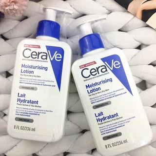 《ของแท้100%》CERAVE Moisturising Lotion /Foaming Cleanser 236 ml .