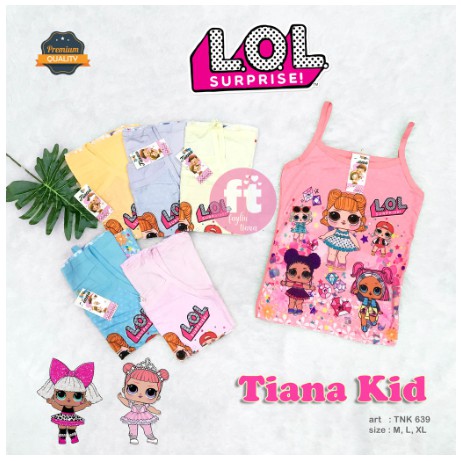 TIANA KIDS | TIANA LOL GIRLS SINGLET SMALL STRAP