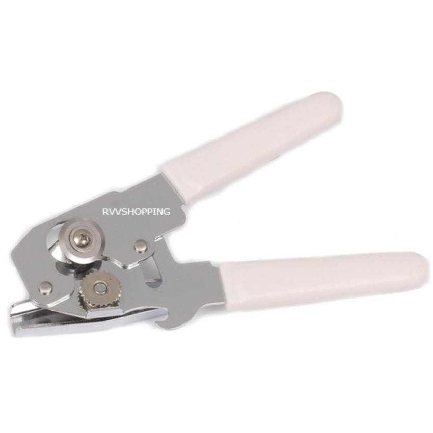 ที่เปิดกระป๋อง ด้ามสีขาว 5x17.5x2 ซม. สเตนเลส M-Well เอ็มมงกุฎ สหมิ่ง KC2013 - 1 อัน - รูปที่ 2