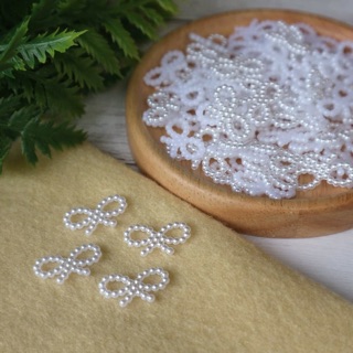 มุกโบว์ ขนาด 1.8 cm (50ชิ้น)