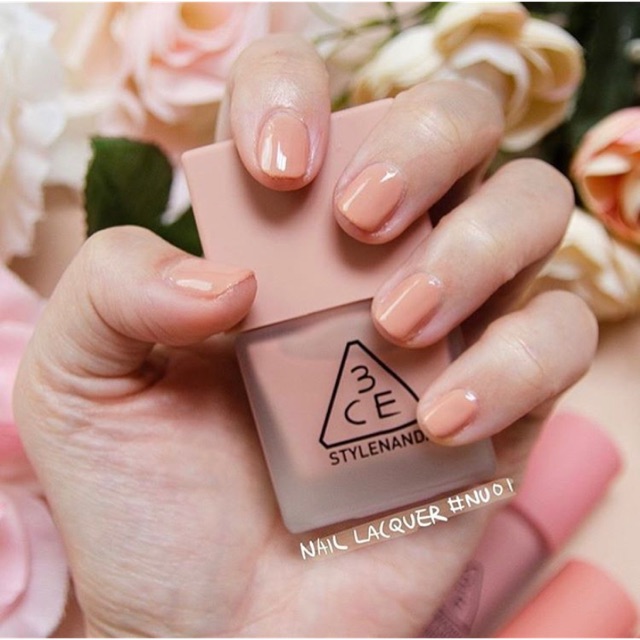 ️New ️ 3CE NAIL LACQUER ยาทาเล็บสีโทนนู้ด | Shopee Thailand