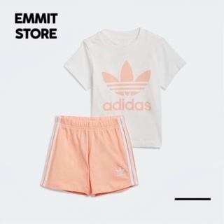 〰️ Adidas ชุดเสื้อยืดและกางเกงขาสั้น TREFOIL (GN8192) / การันตีสินค้าลิขสิทธิ์แท้ 100000%