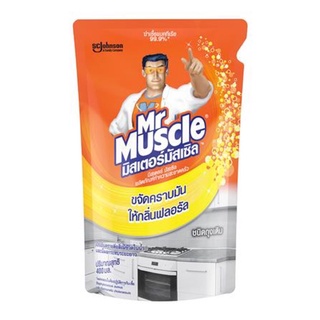 น้ำยาขจัดคราบไขมันห้องครัว MR.MUSCLE 400ml . GREASE REMOVER FOR KITCHEN MR.MUSCLE 400ML