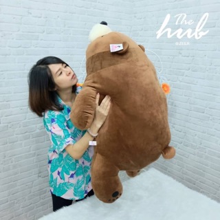 🎁🎉 ตุ๊กตาหมีช็อคโก้ 110CM. นุ่มนิ่ม ใยไมโคร 🐻ส่งฟรี EMS