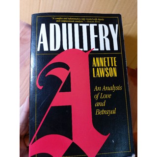 หนังสือมือสอง  หนังสือเก่า หายาก Adultery พร้อมส่ง