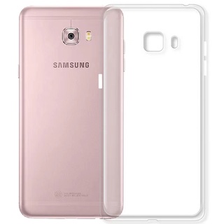 Samsung C5 Pro C7 Pro C8 C9 Pro J7 PLUS เคสโทรศัพท์ นิ่ม แบบใส กันกระแทก